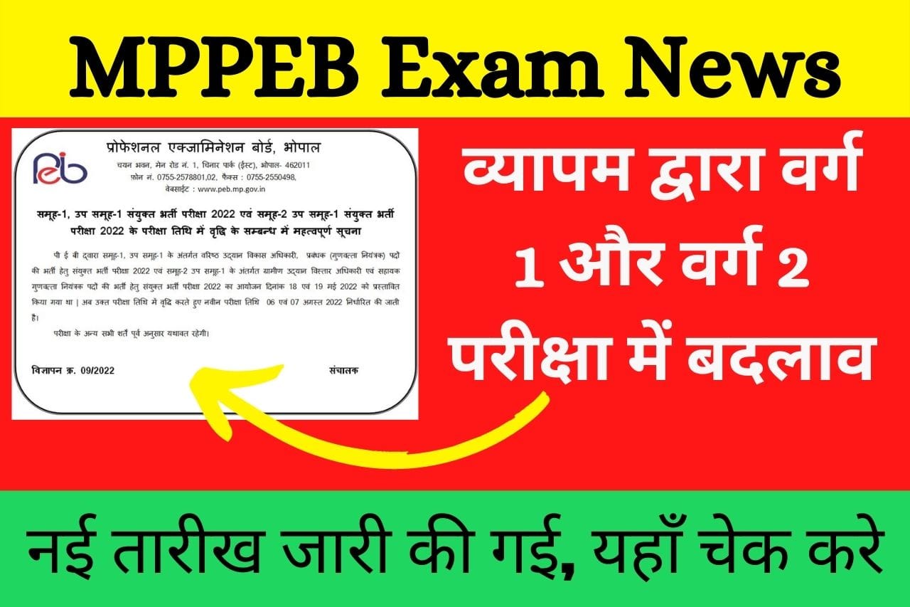 MPPEB Exam News
