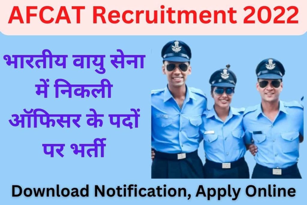 AFCAT Recruitment 2022
