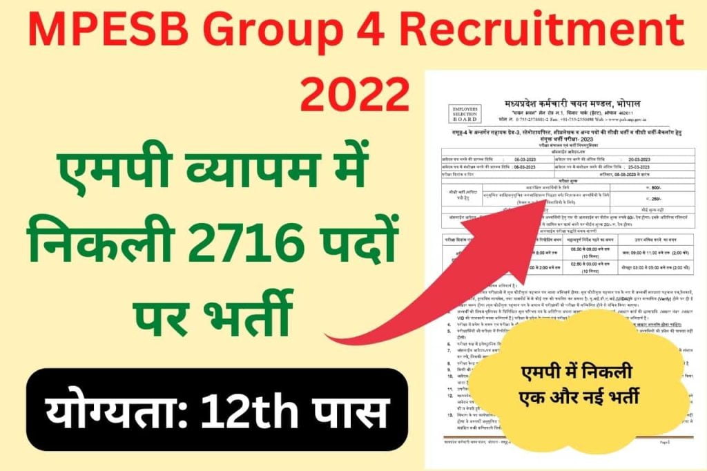 MPESB Group 4 Recruitment 2022